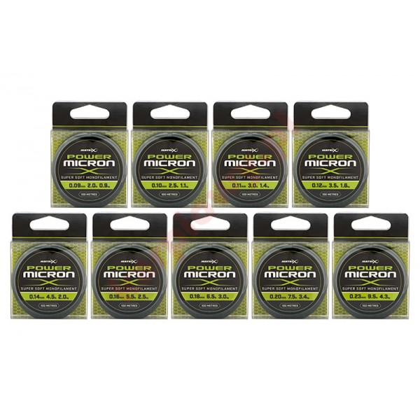 Żyłka - power micron x 0.11mm - 3.0lb 100m