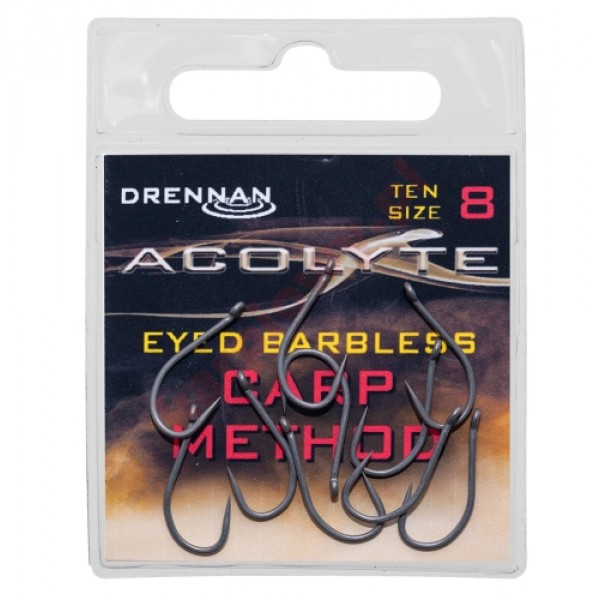  ACOLYTE CARP METHOD BARBLESS Haczyki 10szt. nr.10