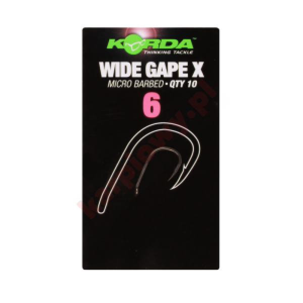 Haczyki wide gape X size 4