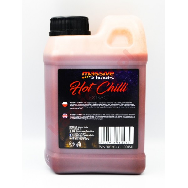 Liquid hot chilli extract 1l