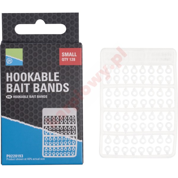 Gumki do pelletu Preston Hookable Bait Bands - Small