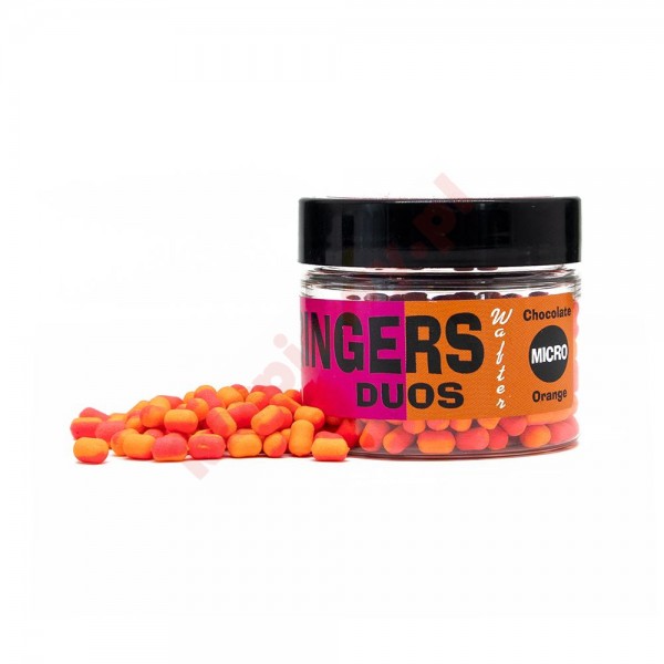 Micro Wafters Duos Orange Pink 3mm
