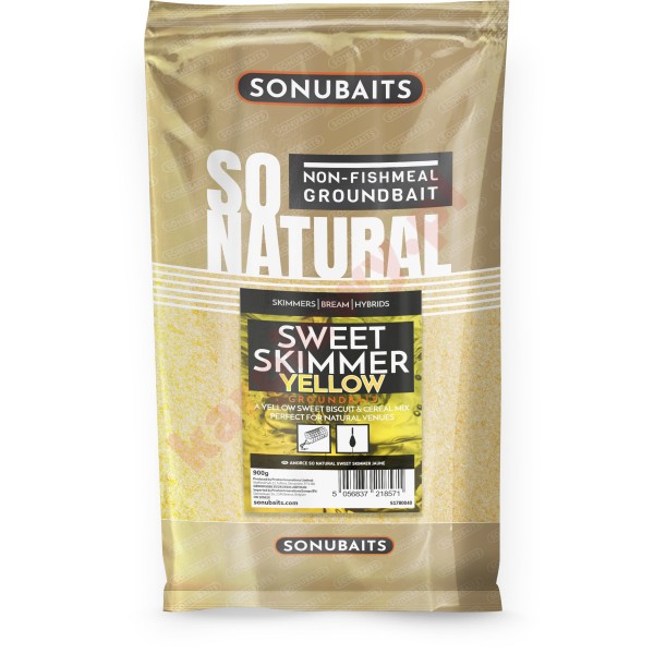 Zanęta Sonubaits So Natural 900g - Sweet Skimmer Yellow
