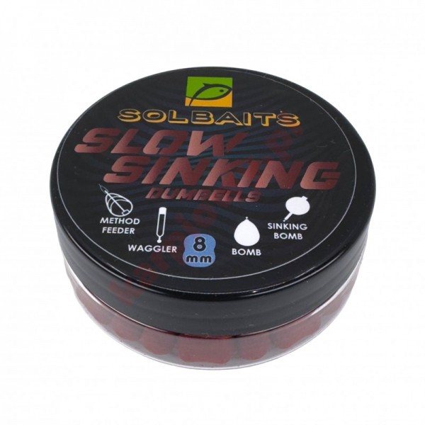 Wafters Slow Sinking Red Dumbells 8mm 50ml