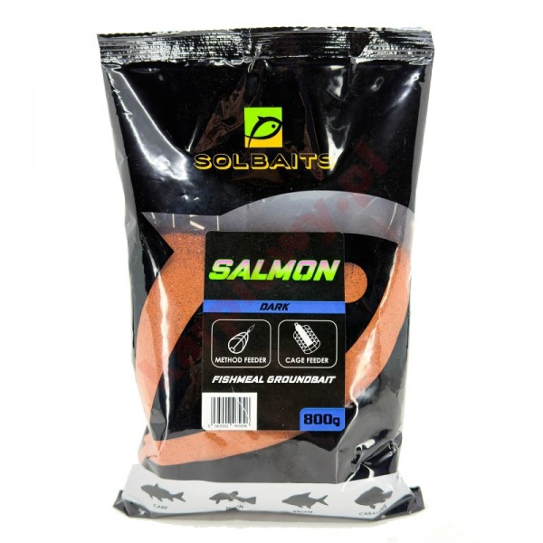 Zanęta Solbaits Salmon Dark 1kg