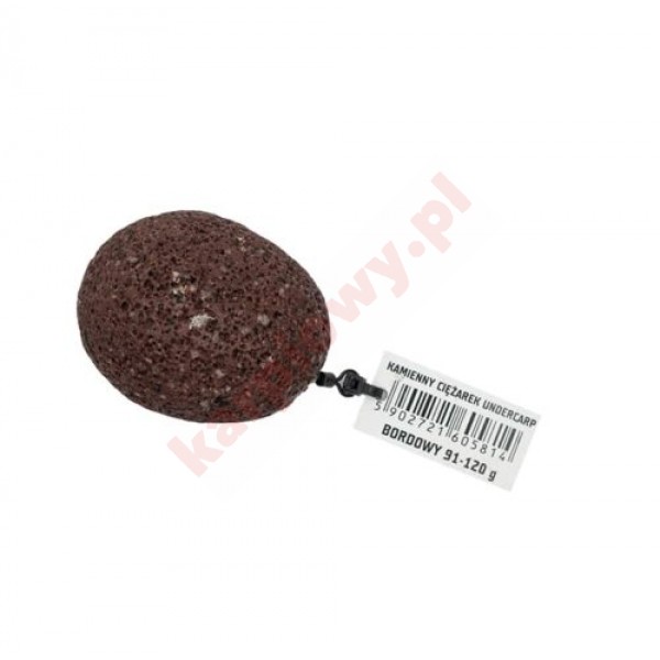 Ciężarek Kamienny Bordowy 91-120g