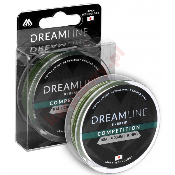PLECIONKA - DREAMLINE COMPETITION - 0.08mm/6.91kg/10m - ZIELONA