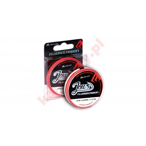 ŻYŁKA - FLUOROCARBON JAWS 0.40mm/11.37kg/25m