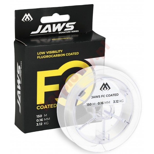 ŻYŁKA - JAWS FC COATED 0.22mm/4.95kg/150m TRANSPARENTNA - op.1szt.
