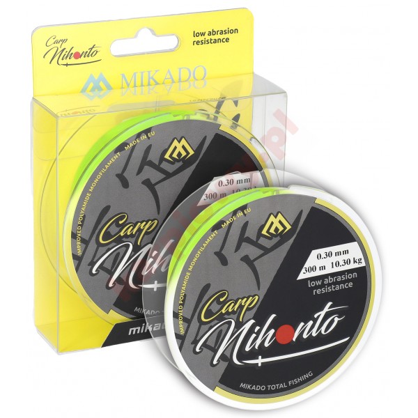 Żyłka NIHONTO CARP - 0.35mm/12.20kg/300m FLUO ŻÓŁTA