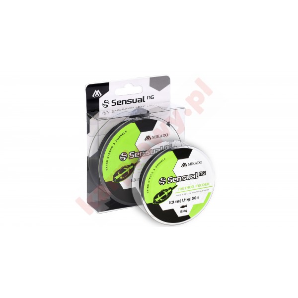 ŻYŁKA - SENSUAL N.G. METHOD FEEDER 0.24mm/10.5kg/300m - CZARNA