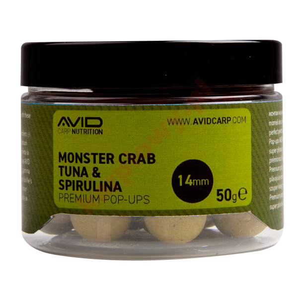 Kulki Monster Crab-Tuna & Spirulina Pop-Ups 14mm 50g