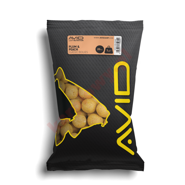 Kulki Plum & Peach Boilies 20mm 1 kg