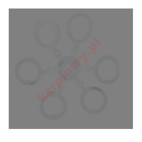 Gumki do Pelletu na Krążku 4mm Przeźroczyste