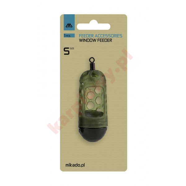 KOSZYCZEK ZANĘTOWY - WINDOW FEEDER - rozm. S - 20G - op.1szt.