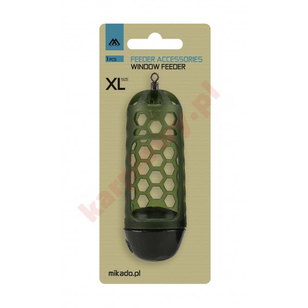 KOSZYCZEK ZANĘTOWY - WINDOW FEEDER - rozm. M - 50G - op.1szt.