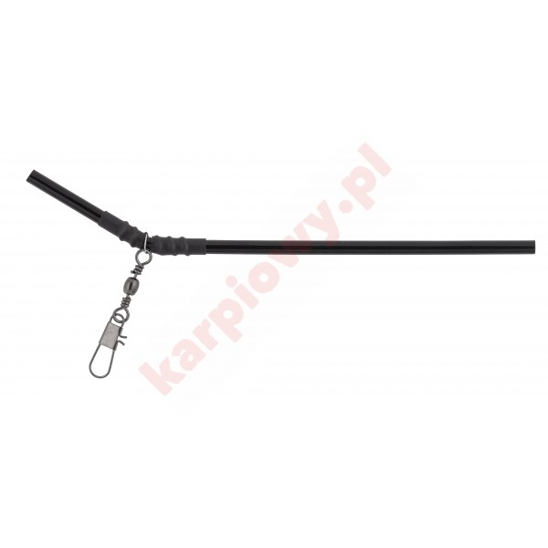 RURKA - ANTYSPLĄTANIOWA Z AGRAFKĄ - ZAKRZYWIONA - 25cm - op.3szt.