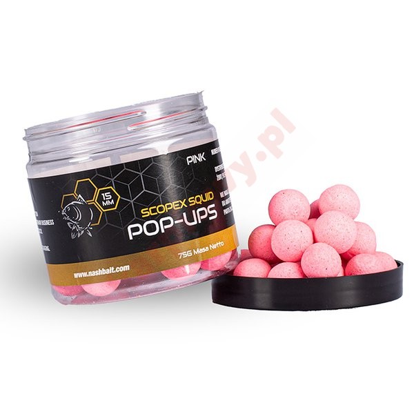 Kulki Scopex Squid Pop Ups 15mm 75g Pink