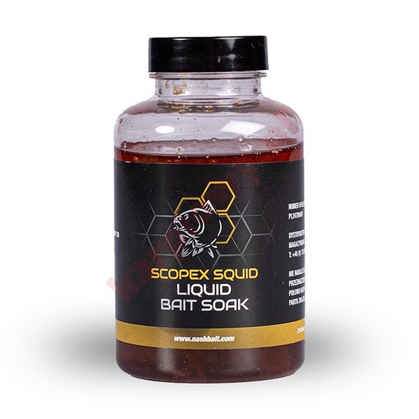 Liquid Scopex Squid Bait Soak 250ml