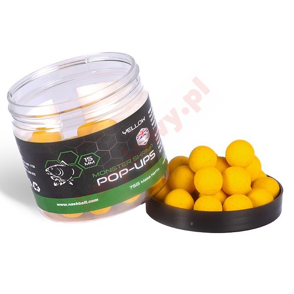 Kulki Monster Shrimp Pop Up Yellow 12mm 75g
