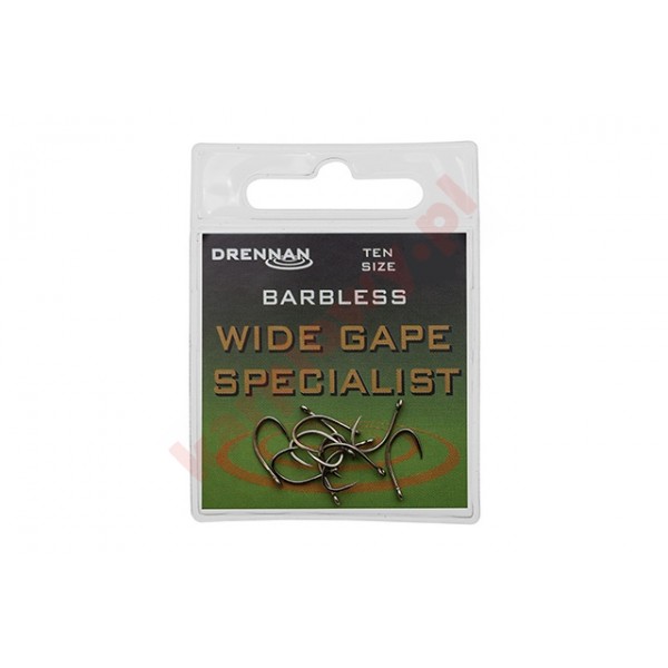 Haczyki - wide gape specialist 14 barbless 