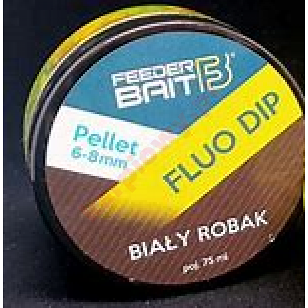 Pellet 6-8mm Dip Biały Robak 75ml