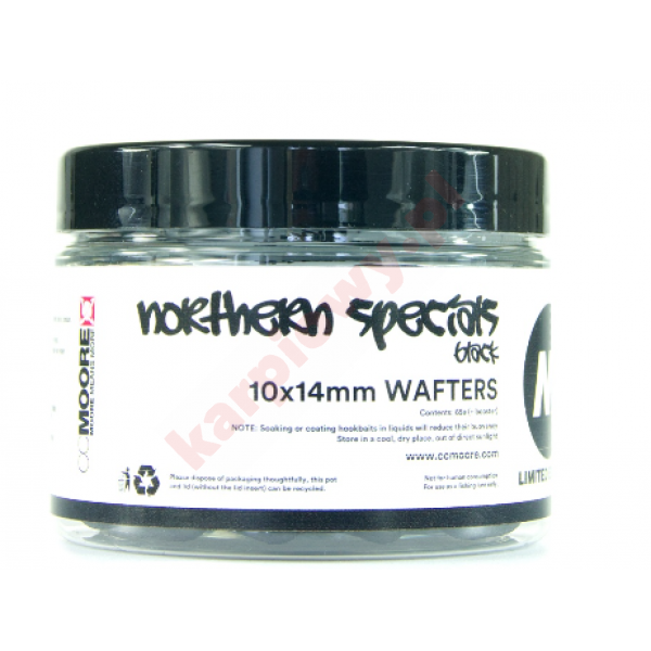 NS1 Black Dumbell Wafter 10x14mm