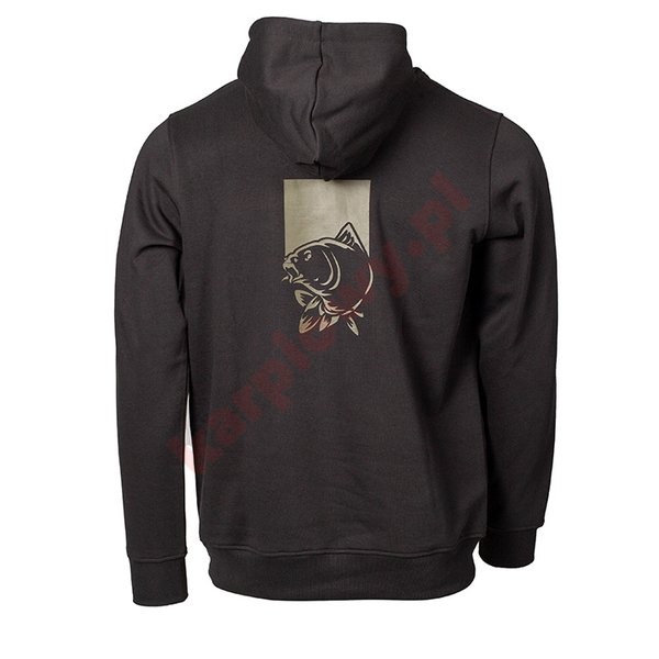 Bluza Make It Happen Hoody Fish Logo Black - Medium