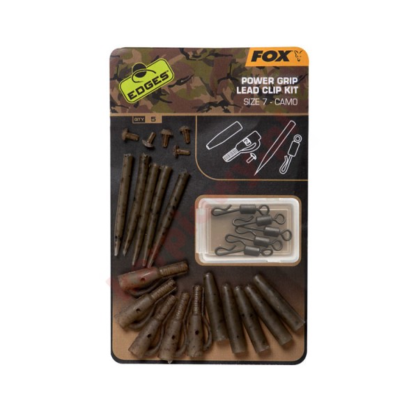 Edges camo power grip lead clip kit
