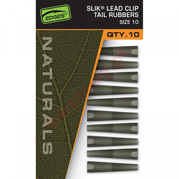 Naturals Slik Lead Clip Tail Rubber - Size 10