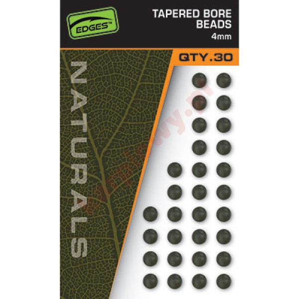 Naturals Tapered Bore Beads - 4mm