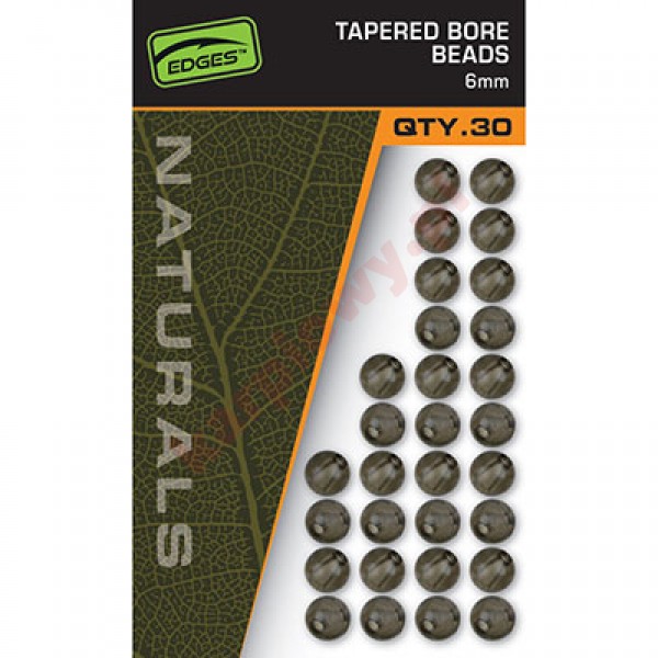 Naturals Tapered Bore Beads - 6mm