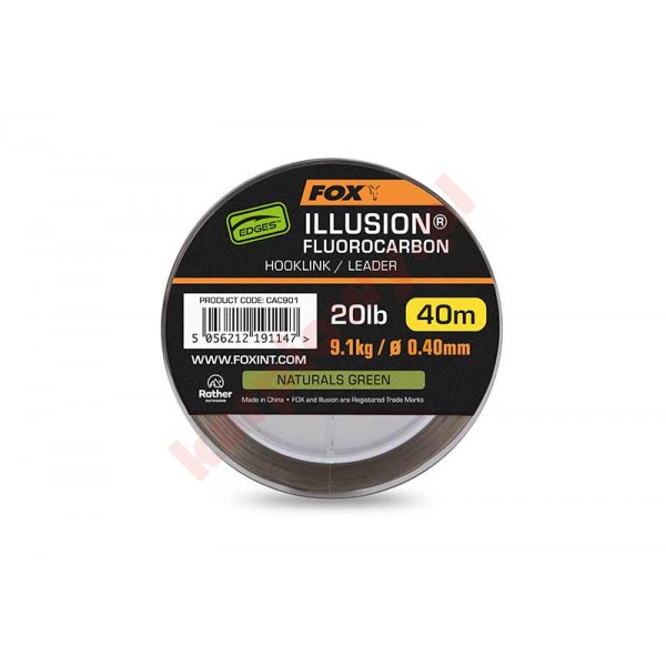 Illusion Fluorocarbon Hooklink/Leader 20lb 0,40mm