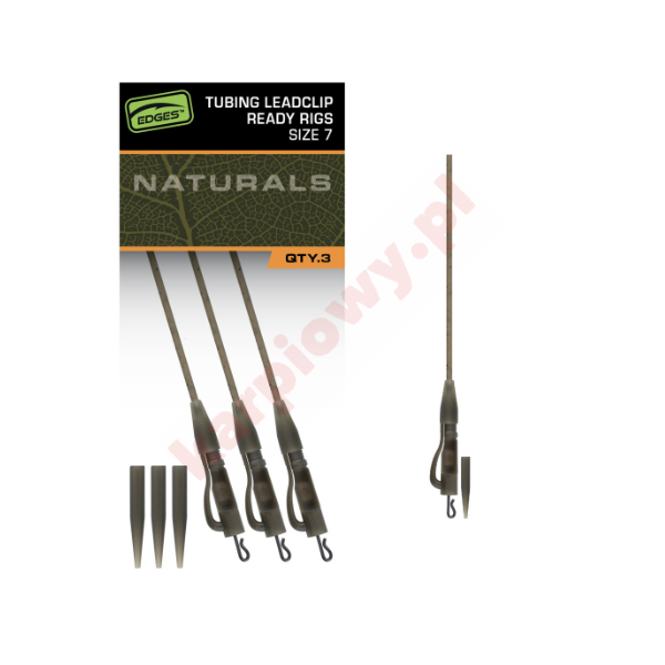 Klips Edges - Naturals Tubing Lead Clip Ready Rig