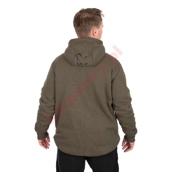 Collection Green/Black  Sherpa Hoody Small
