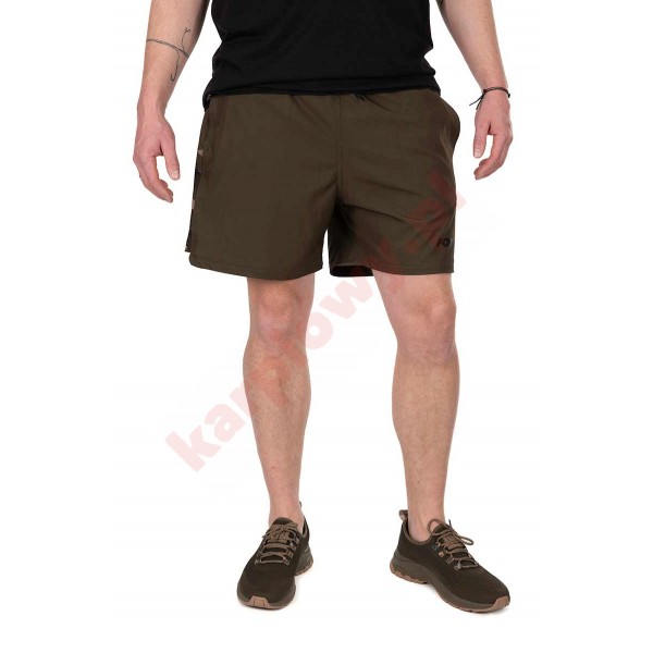 Spodenki Kąpielówki Khaki/Camo Swim Shorts -XL
