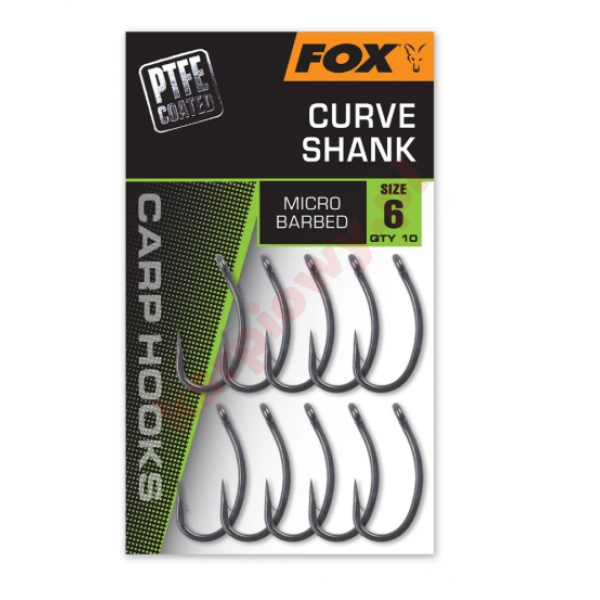 Haczyki Carp Hooks Curve Shank roz.6