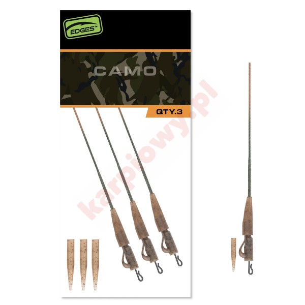 Camo Leadcore Lead Clip Leaders - 50LB