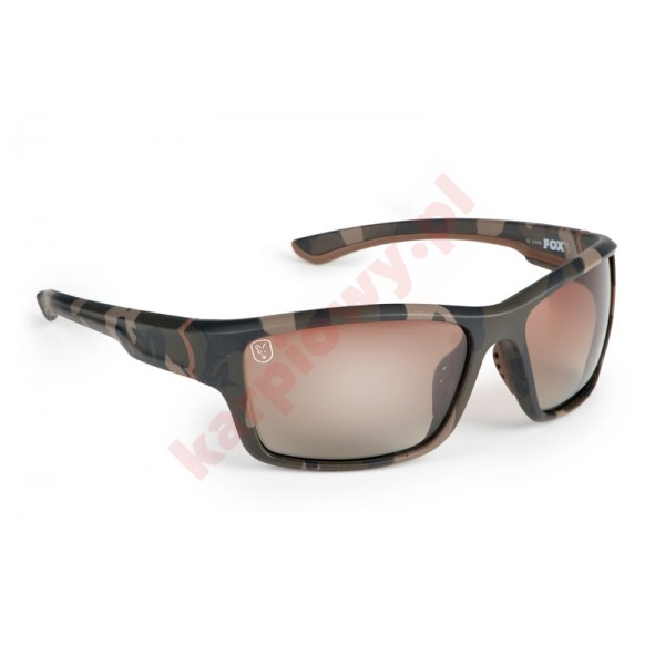 Okulary - Avius Wraps - camo frame / brown gradient lens