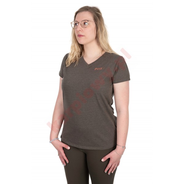 Koszulka Damska Neck T -Medium 