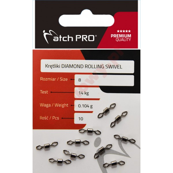 Krętlik Diamond Rolling Swivel nr. 10