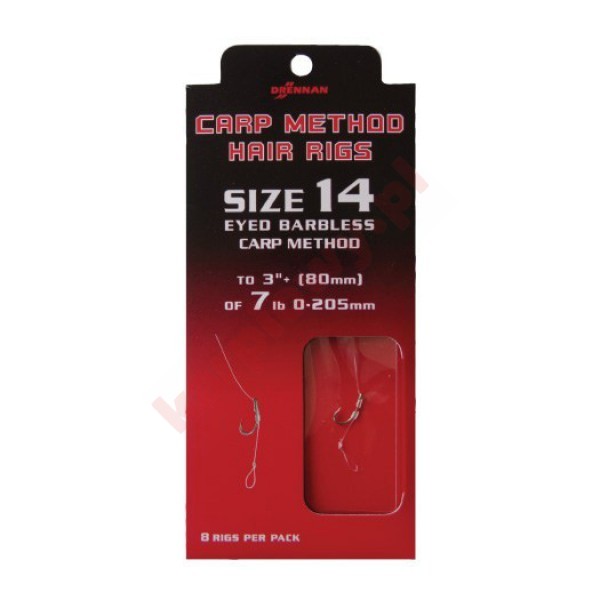 Gotowe przypony - carp method hair rigs nr 18