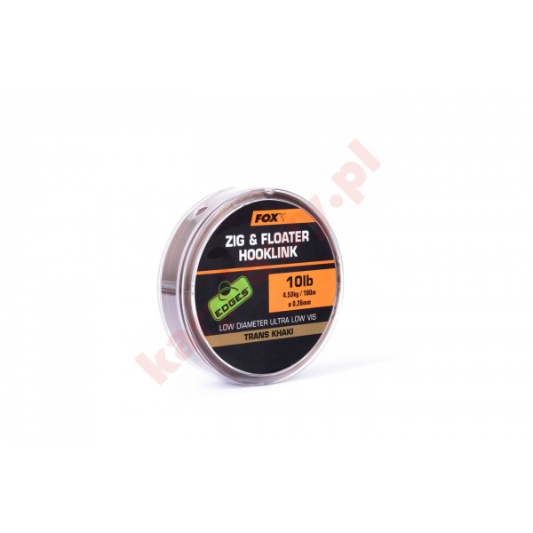 Żyłka Edges Zig & Floater Hooklink 10lb -0,26mm x100m