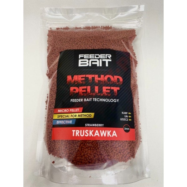 Micro Pellet 2mm Truskawka 800g