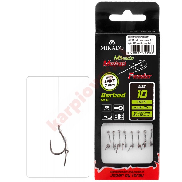 Haczyk Method z Igłą 6 0.25mm Żyłka