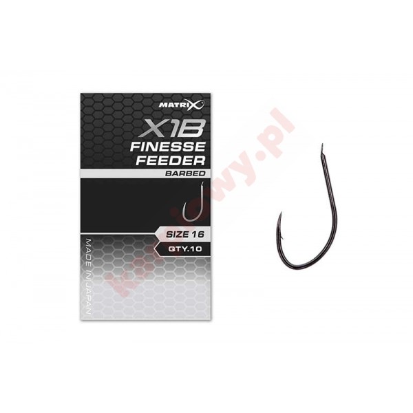 Haczyki X1B - Finesse Feeder Hooks 16 Barbed