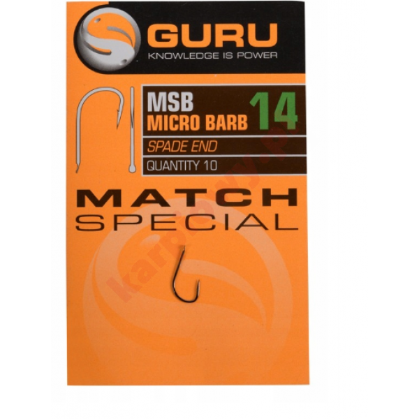 Haczyki Match Specjal 10 (Barbed and spade)