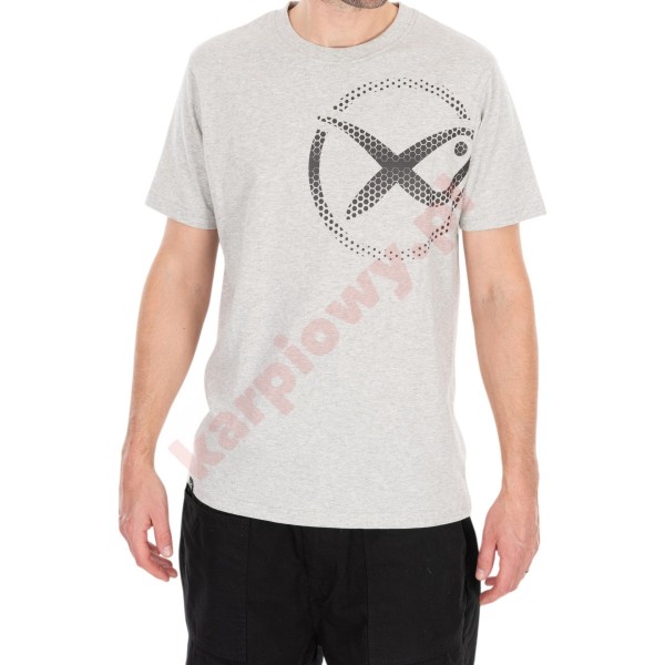 Koszulka Matrix Large Mesh Logo T-Shirt Grey - roz. XXXL