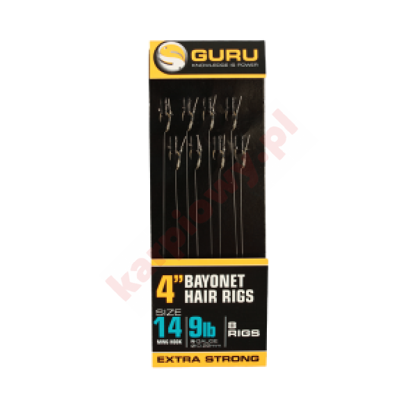 Gotowe przypony - bayonets ready rig 4'' (0,22/size 14)