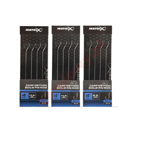 PRZYPONY X7 CARP METHOD 10CM BOILIE size 14 -0,23mm